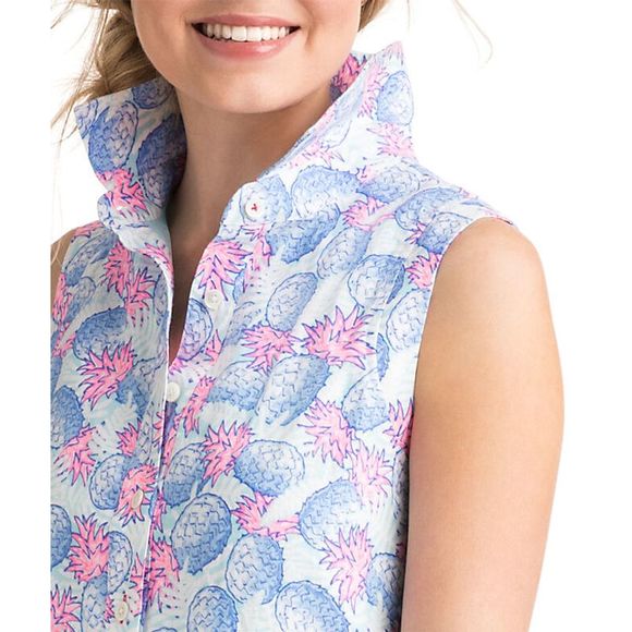 Pineapple Printed Popover - Picture 1 of 4
